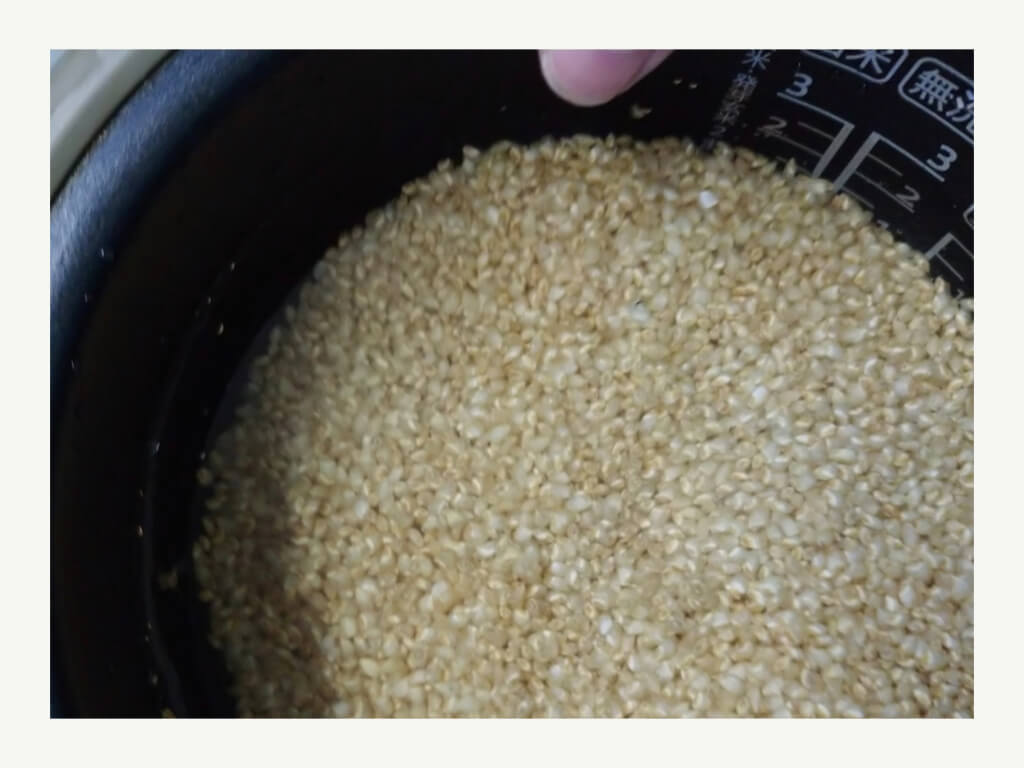 特別栽培米の玄米の水の量｜御稲（みいね）プライマル